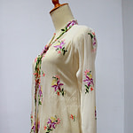Kebaya Antik BW - Embroidery Ungu Pink