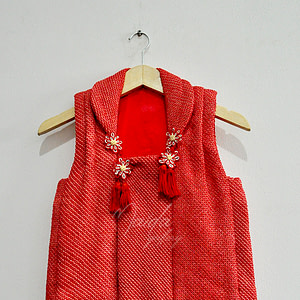 05 - Outer Kidswear Shibori Red