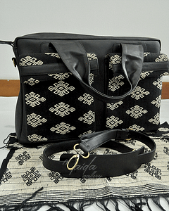 10 - Travel Bag Ethnic - Black