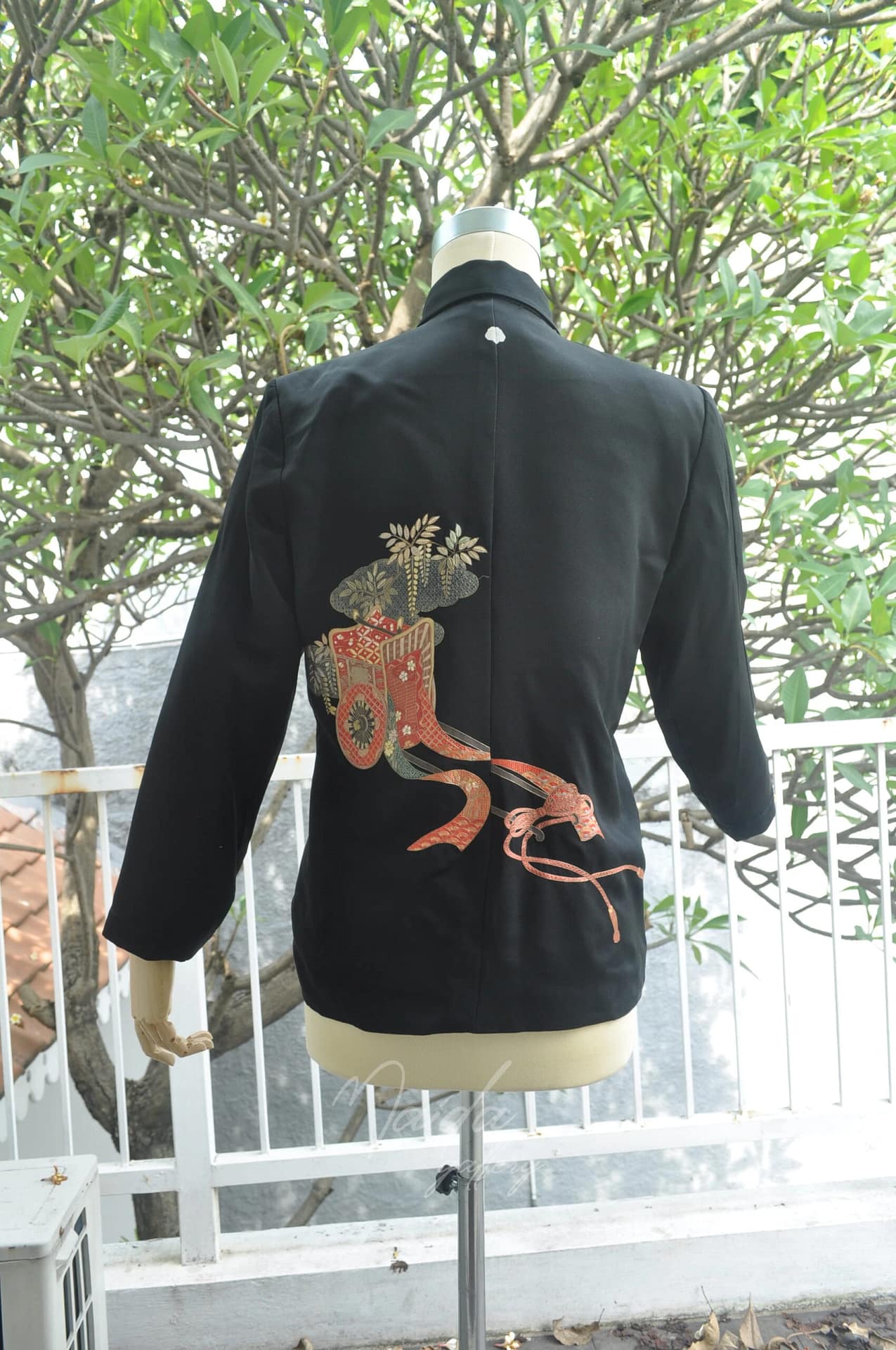 03 - Jacket Hitam Ribbon Jacket Hitam Ribbon