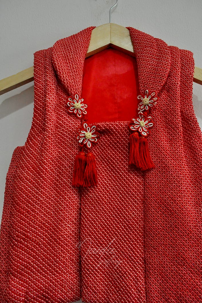 02 - Outer Kidswear Shibori Red Outer Kidswear Shibori Red