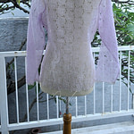 Kebaya Antik Lavender - Flowers Lace