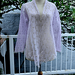06 - Kebaya Antik Lavender - Flowers Lace