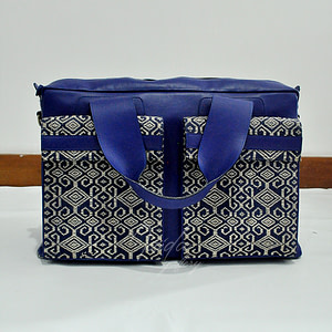 10 - Travel Bag Ethnic - Blue