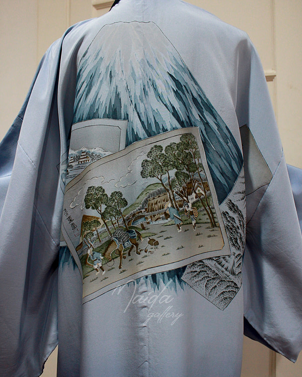 Kimono Silver Blue - Mountain View #6