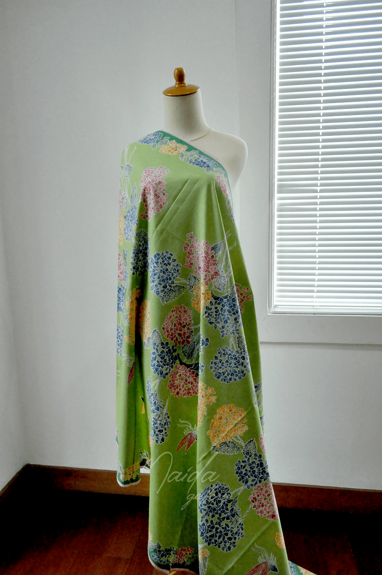 Batik Bunga - Hijau Muda - Maidagallery
